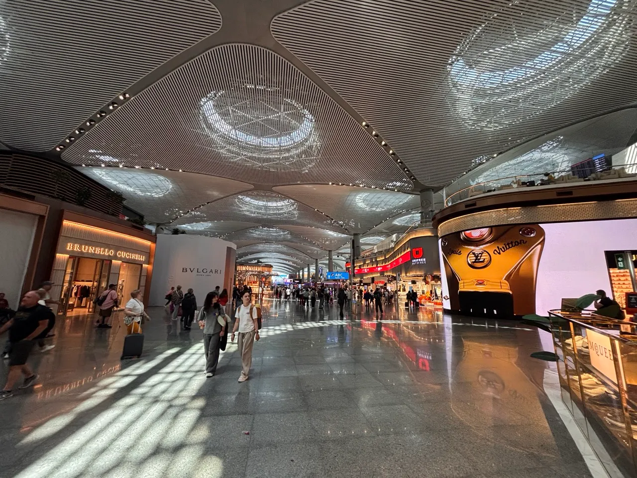 Istanbul Internation Airport, where high fliers pay high prices!